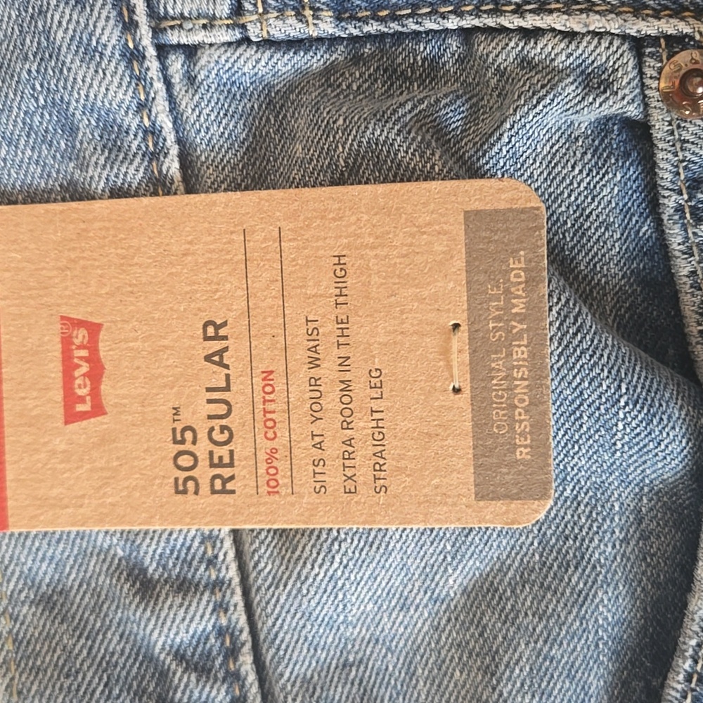 NWT Levi's 505 Regular 36x34 - Picture 4 of 6